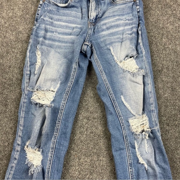 KANCAN Women’s Distressed Denim Jeans Straight Leg size: 23 - Picture 4 of 11